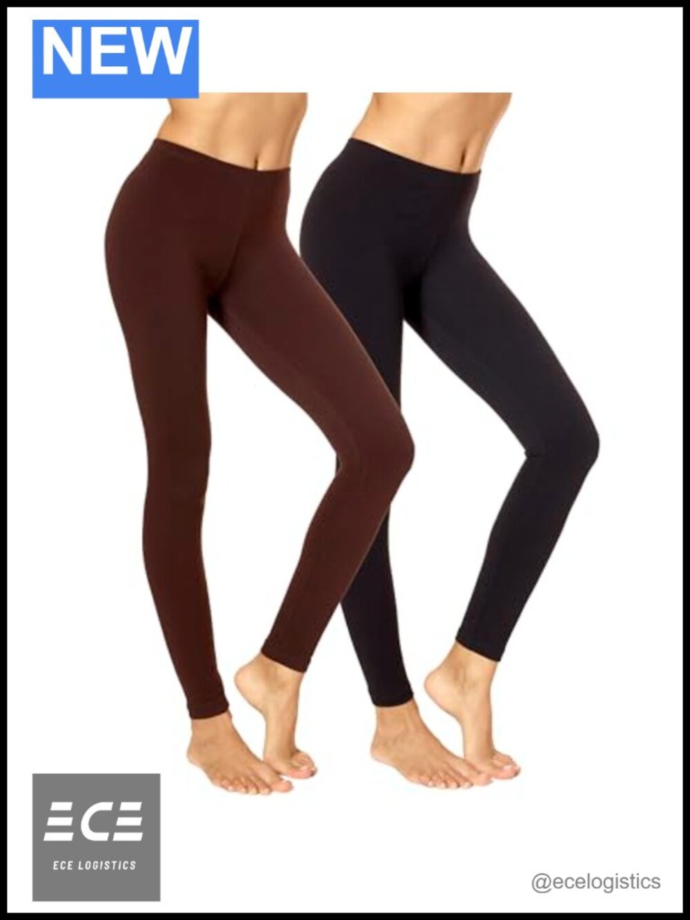 Women's Cotton Leggings High Rise Skinny Pull On Stretch Layering